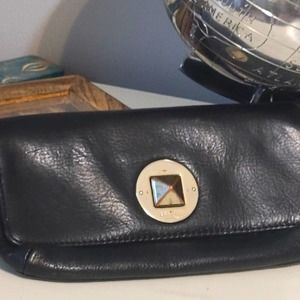 Kate Spade black leather wallet